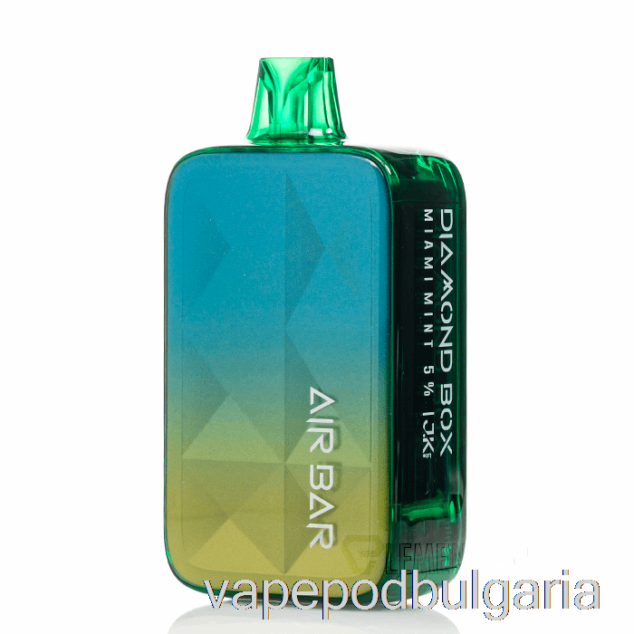 Vape 10000 Дръпки Air Bar Diamond Box 20000 Disposable Miami Mint